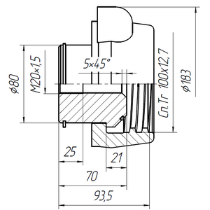 АСК М20х1,5.000А