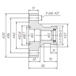 АСК КП-70.БРС2-65х70.000